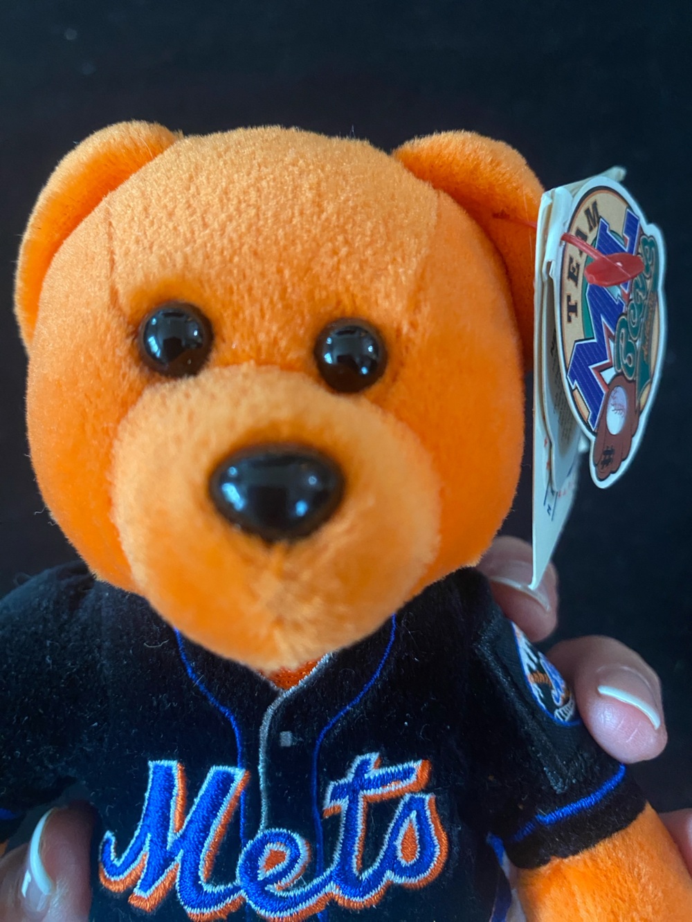 New York Mets Orange Plush Bear - Team Jersey Kids Toy